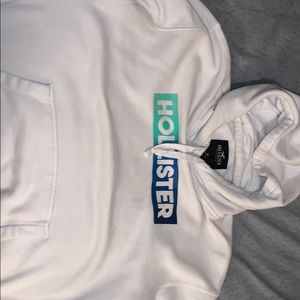 Men’s Medium White Hollister Hoodie